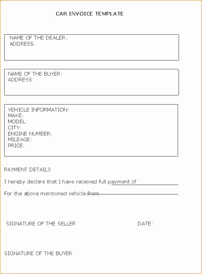 Template for Selling A Car Elegant Selling Car Receipt Selling A Car Receipt Template Sell