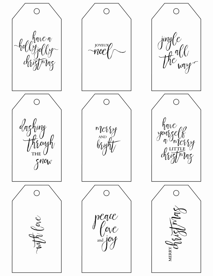 Template for Tags for Gifts Fresh Free Printable Gift Tags Templates Printable 360 Degree