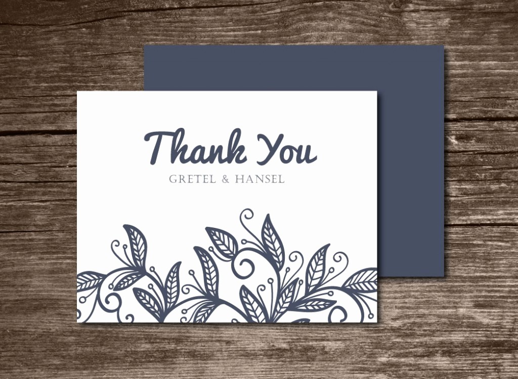 Template for Thank You Card Luxury the Best Thank You Cards Template Designs