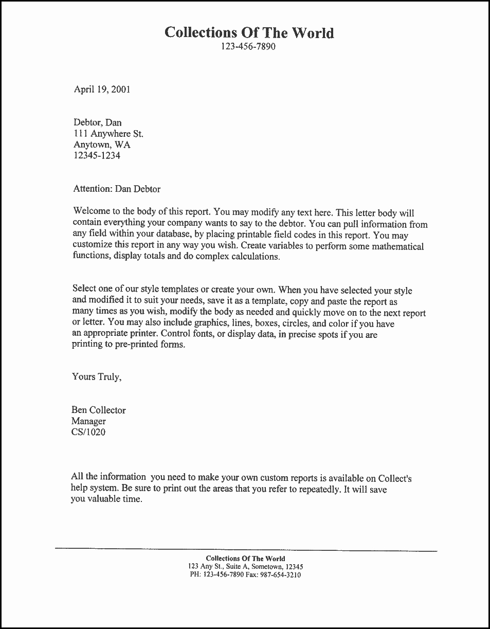 Template Of A Business Letter Fresh Invoice Letter Template