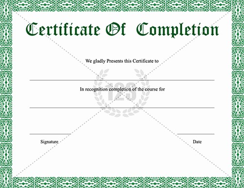 Templates for Certificates Of Completion Fresh School Certificate Templates 25 Download Documents In