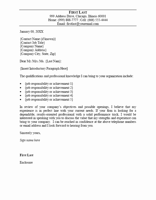 Templates for Cover Letters Free Awesome Cover Letter Template