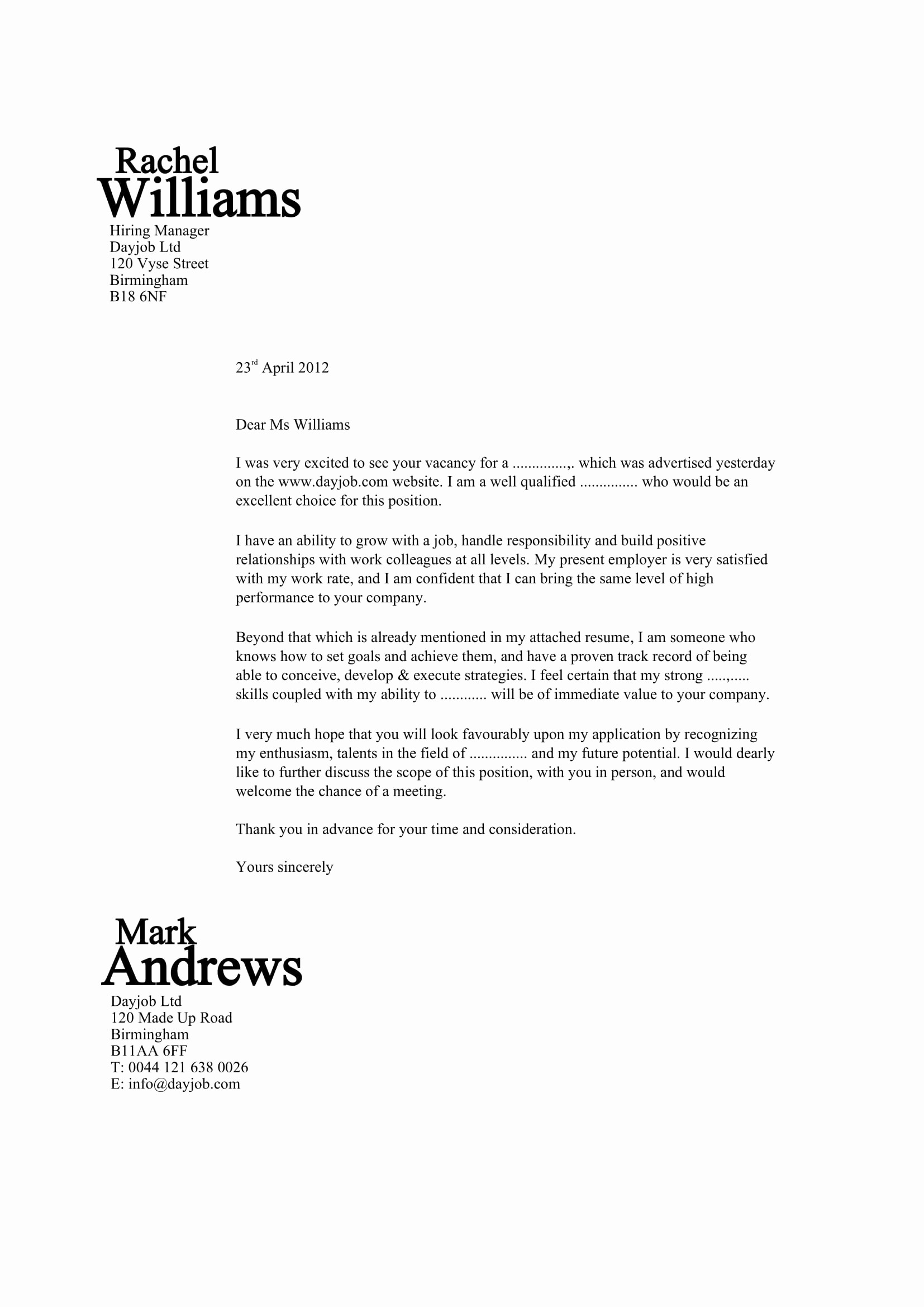 Templates for Cover Letters Free Luxury 32 Best Sample Cover Letter Examples for Job Applicants