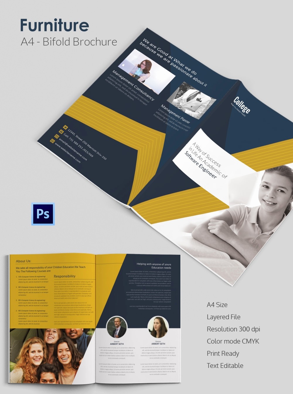 Templates for Flyers and Brochures Unique College Brochure Template – 34 Free Jpg Psd Indesign