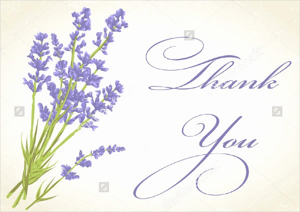 Thank You Card Template Free Lovely 8 Bridal Thank You Cards Design Templates