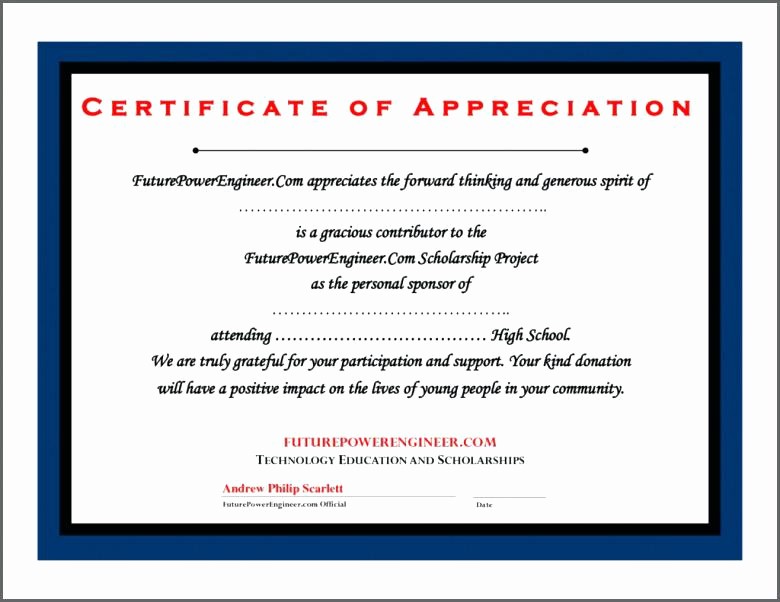 Thank You Certificate Word Template Unique Certificate Templates App Sample Thank You Certificate for