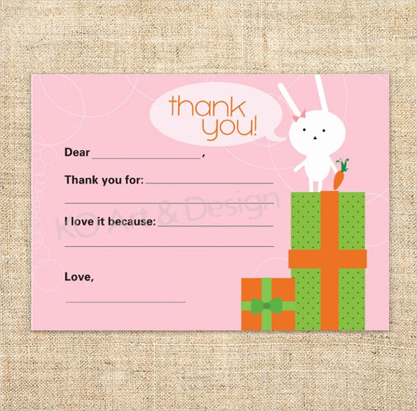 Thank You Note Card Template Fresh Note Card Template 9 Free Psd Vector Ai Pdf format