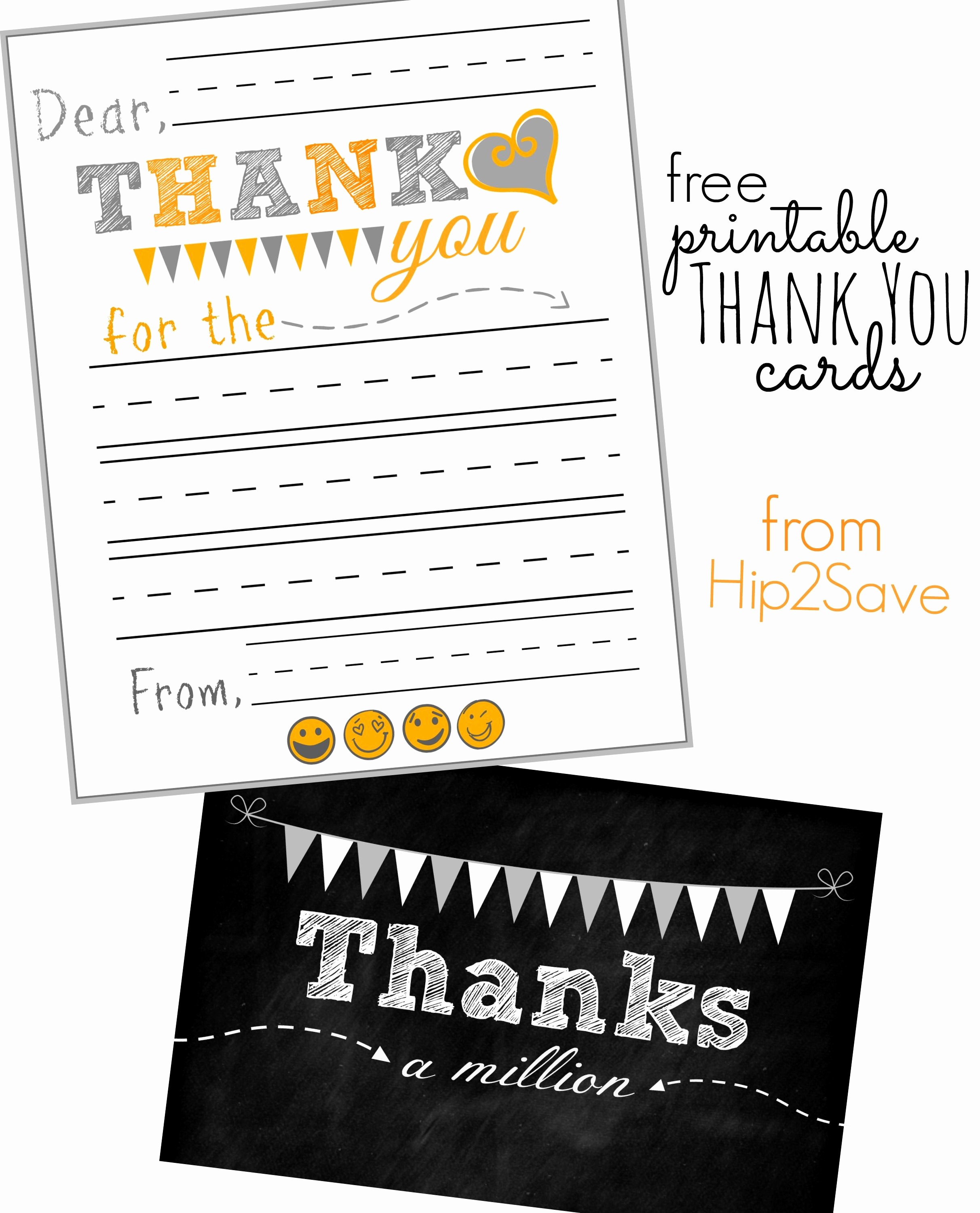 Thank You Note Card Template Lovely Free Printable Thank You Cards Printables