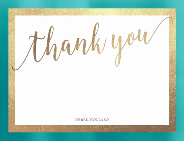 Thank You Note Card Template Luxury Thank You Note Card Template Thank You Template