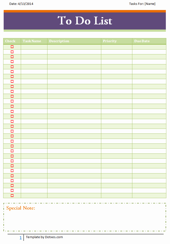 Things to Do Checklist Template Beautiful to Do List Templates Dotxes