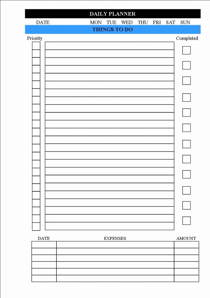 Things to Do Checklist Template Luxury Template List Things to Do Template