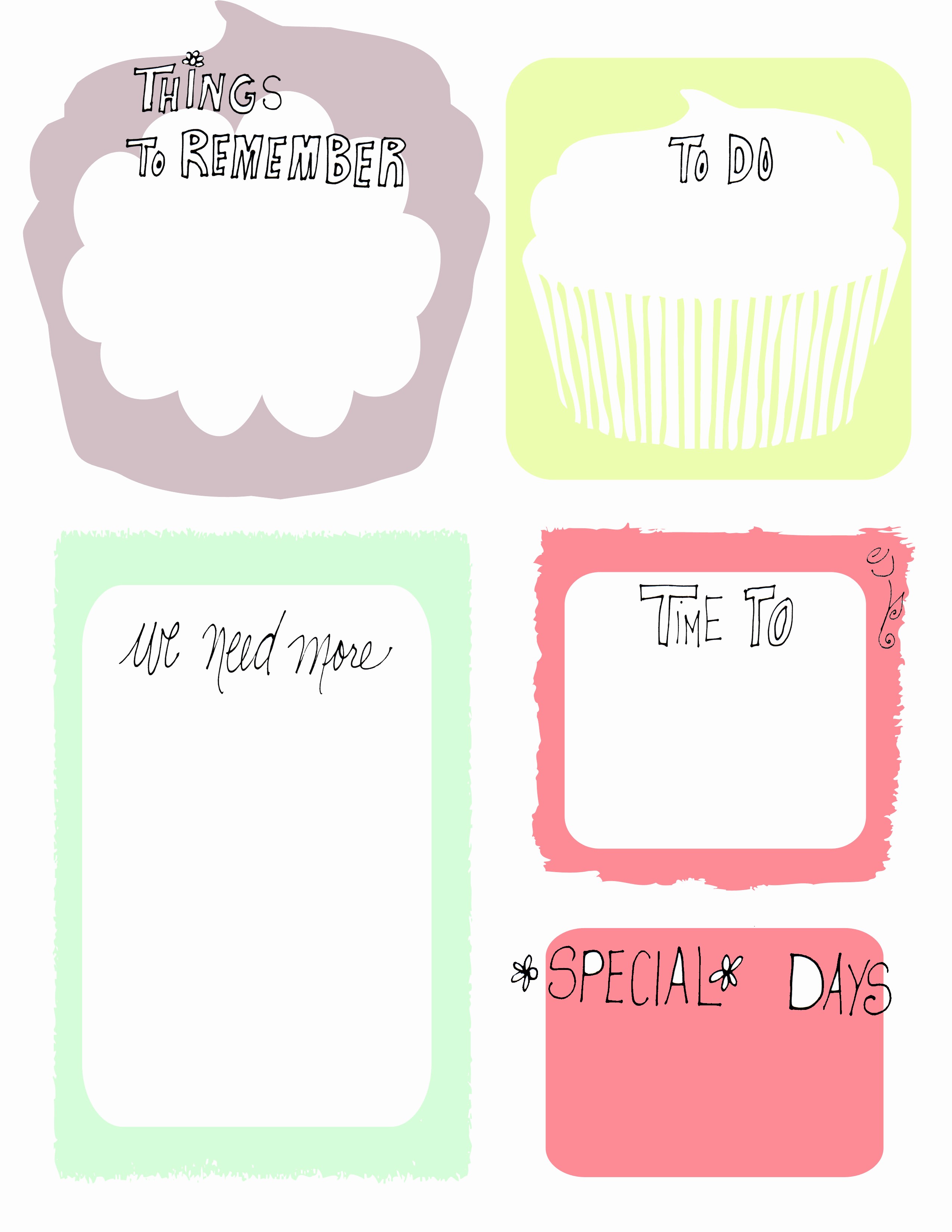 Things to Do List Printable Fresh Found This Awesome Cupcake to Do List Via Pintrest