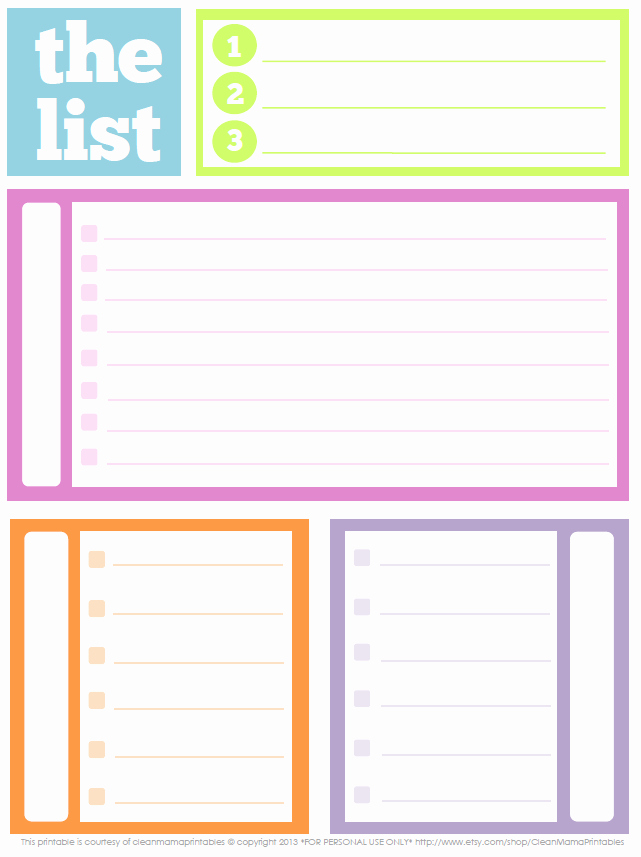 Things to Do List Printable Lovely 3 Free Printable to Do Lists to Jumpstart Your