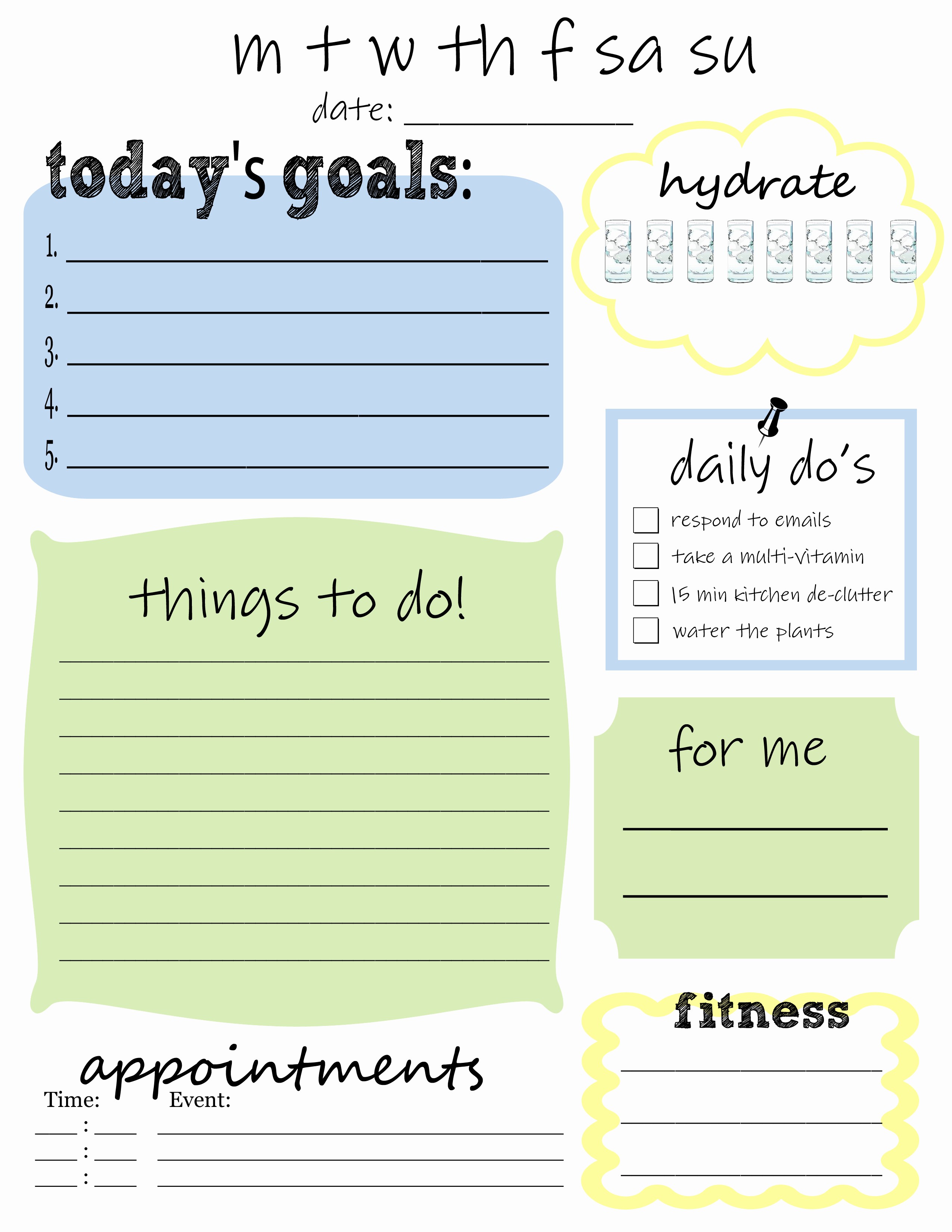 Things to Do List Printable Luxury 25 Printables for organizing Life after Laundry
