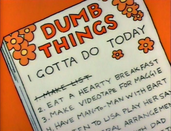 Things to Do today List Inspirational Gr8at Visual Jokes From the Simpsons