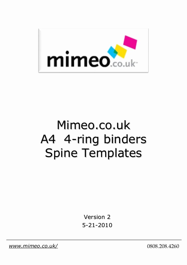 Three Ring Binder Spine Template Fresh Spine Templates for Your 4 Ring Binders