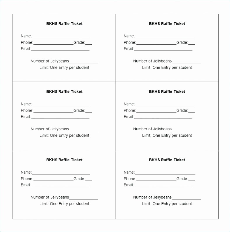 Ticket Templates 8 Per Page Awesome Ticket Template for Word Inspirational Free Printable
