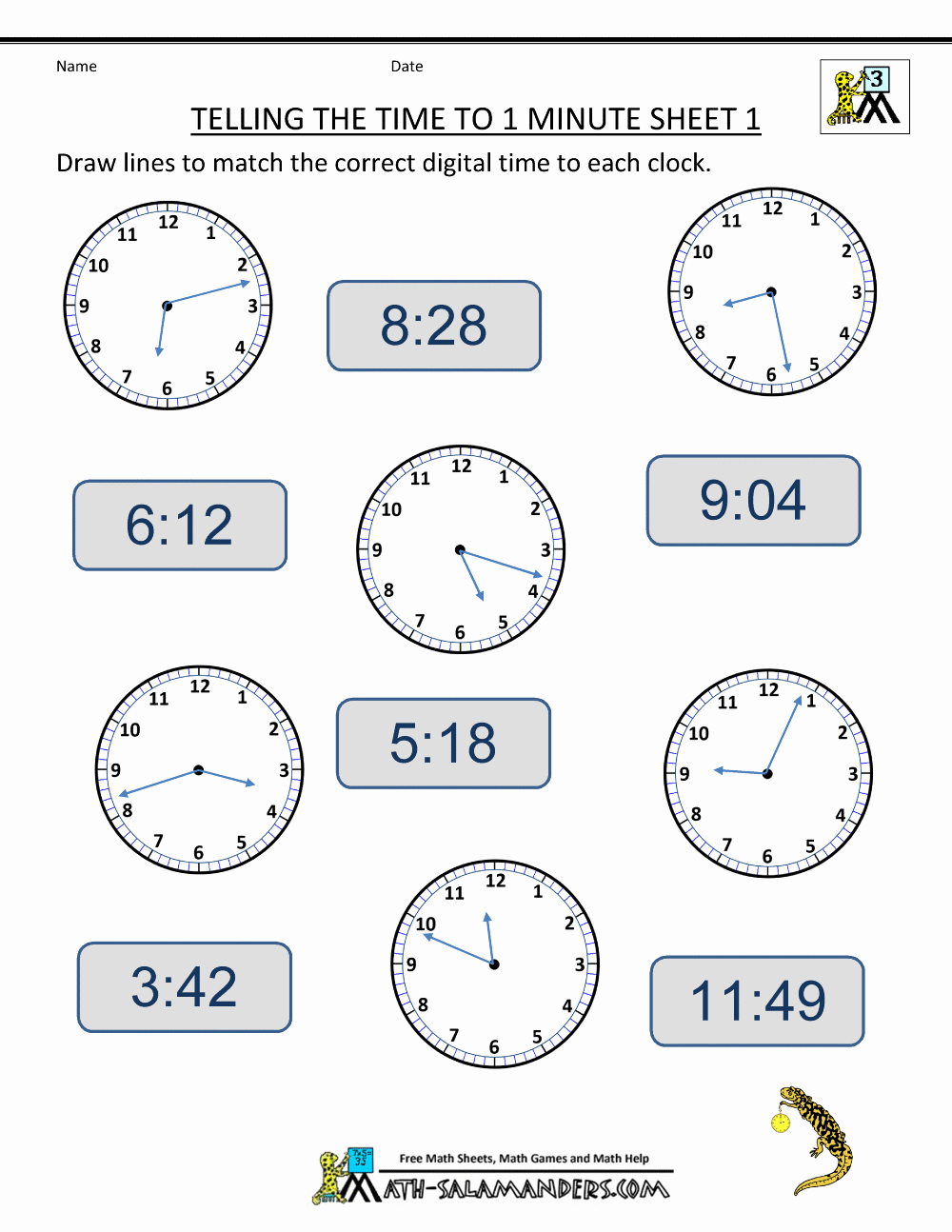 Time Clock Correction form Template Beautiful Clock Worksheets to 1 Minute