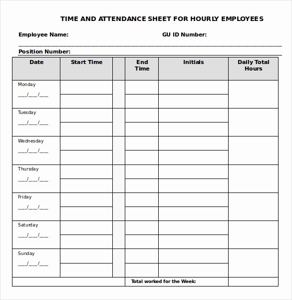 Time Log Sheet for Employees Inspirational 22 Employee Timesheet Templates – Free Sample Example