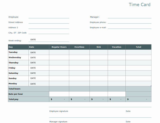 Timecard In Excel with formulas Beautiful Schedules Fice