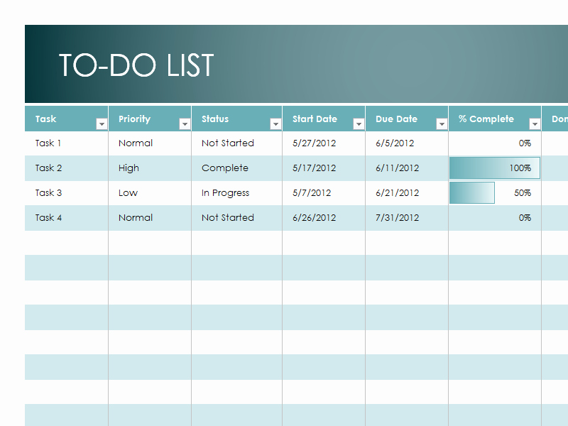 To Do List Excel Template Lovely to Do List Template Excel Spreadsheet