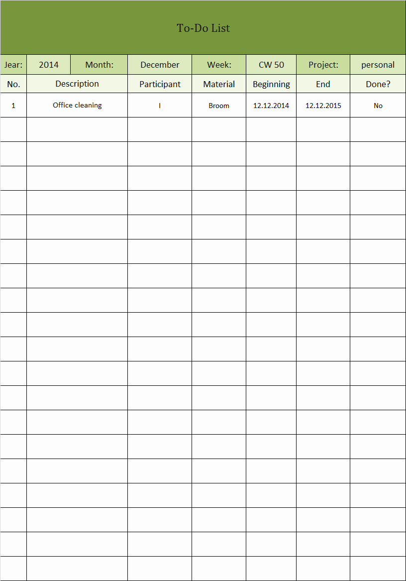 To Do List Excel Template Luxury to Do List Excel Template Free Of Charge