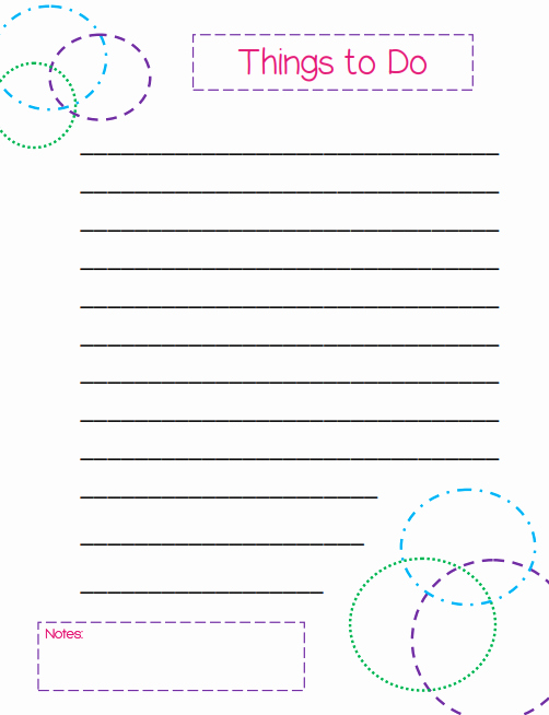 To Do List Free Templates Lovely Free Printable to Do List Templates