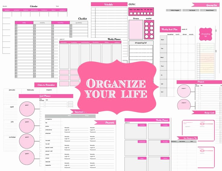 To Do List organizer Template Fresh Get organized organizer Printable Sheets to Do List