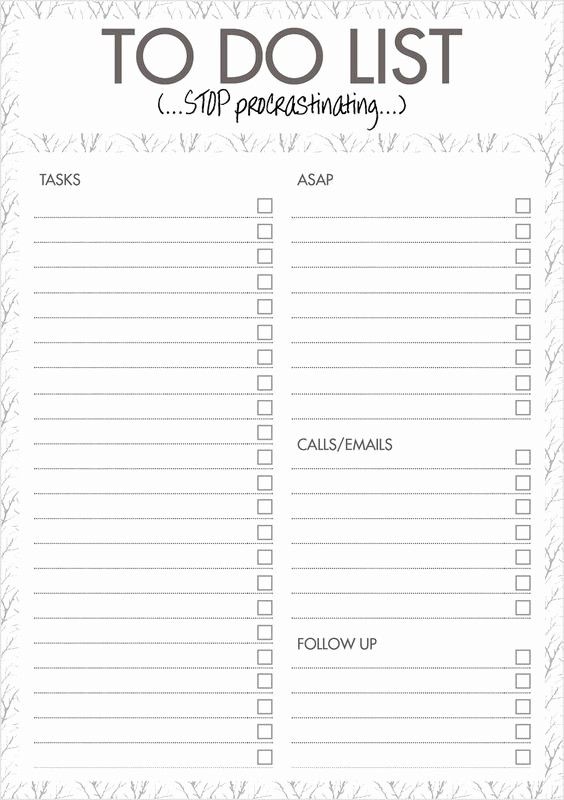To Do List Templates Printable Best Of Free Printable Daily to Do List Template Google Search