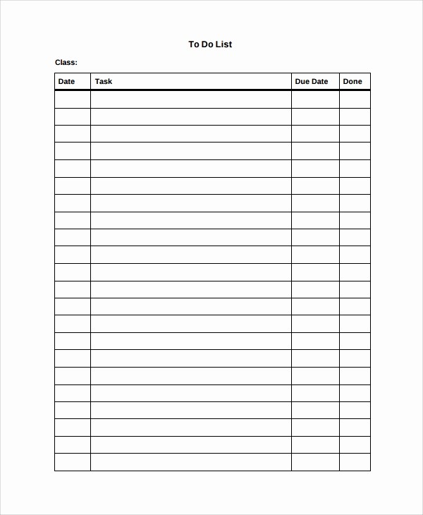 To Do List Weekly Template Awesome 9 Weekly to Do List Templates