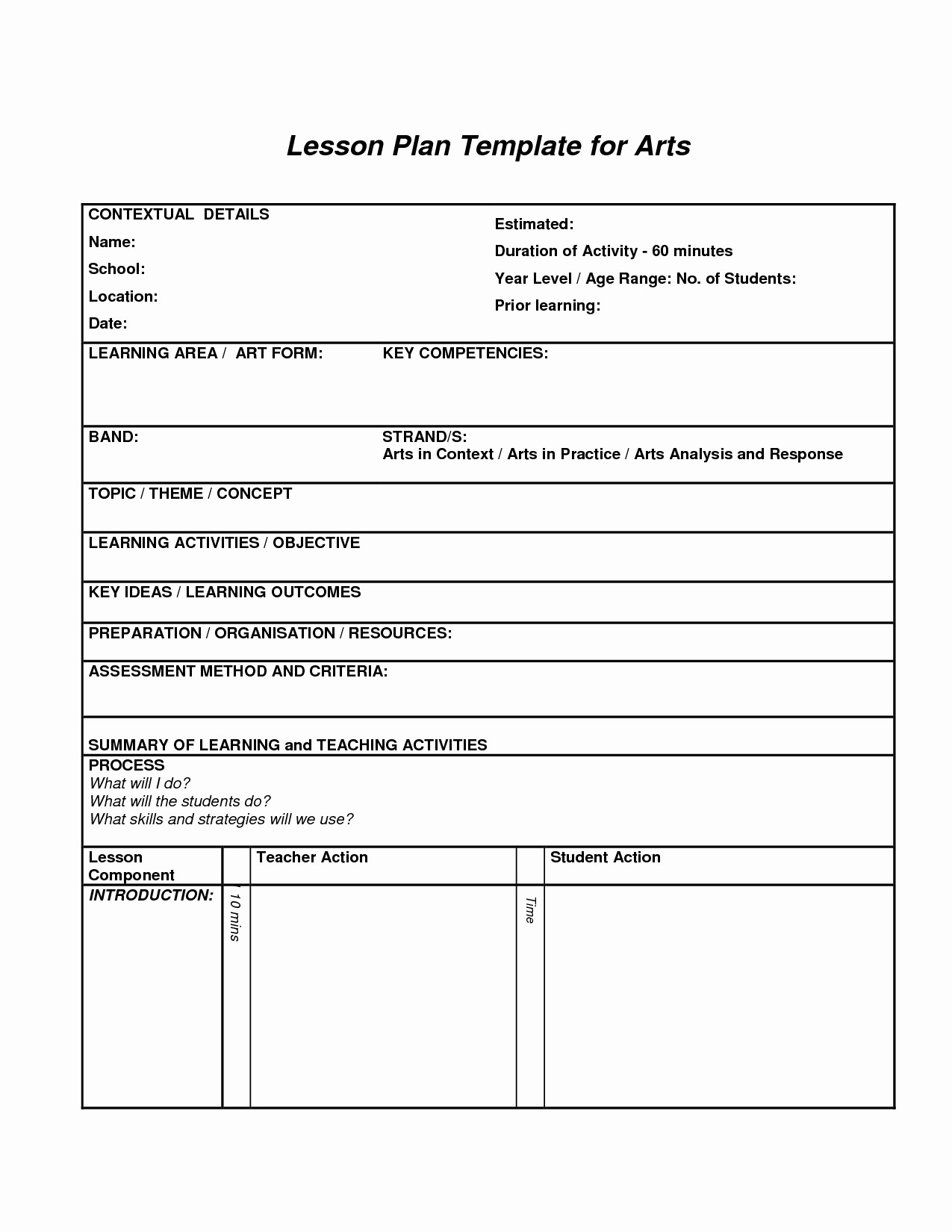 Training Lesson Plan Template Word Beautiful Edtpa Lesson Plan Template Word Document