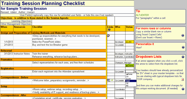 Training Plan Template Excel Download Beautiful Training Checklist Template Excel Free software Download