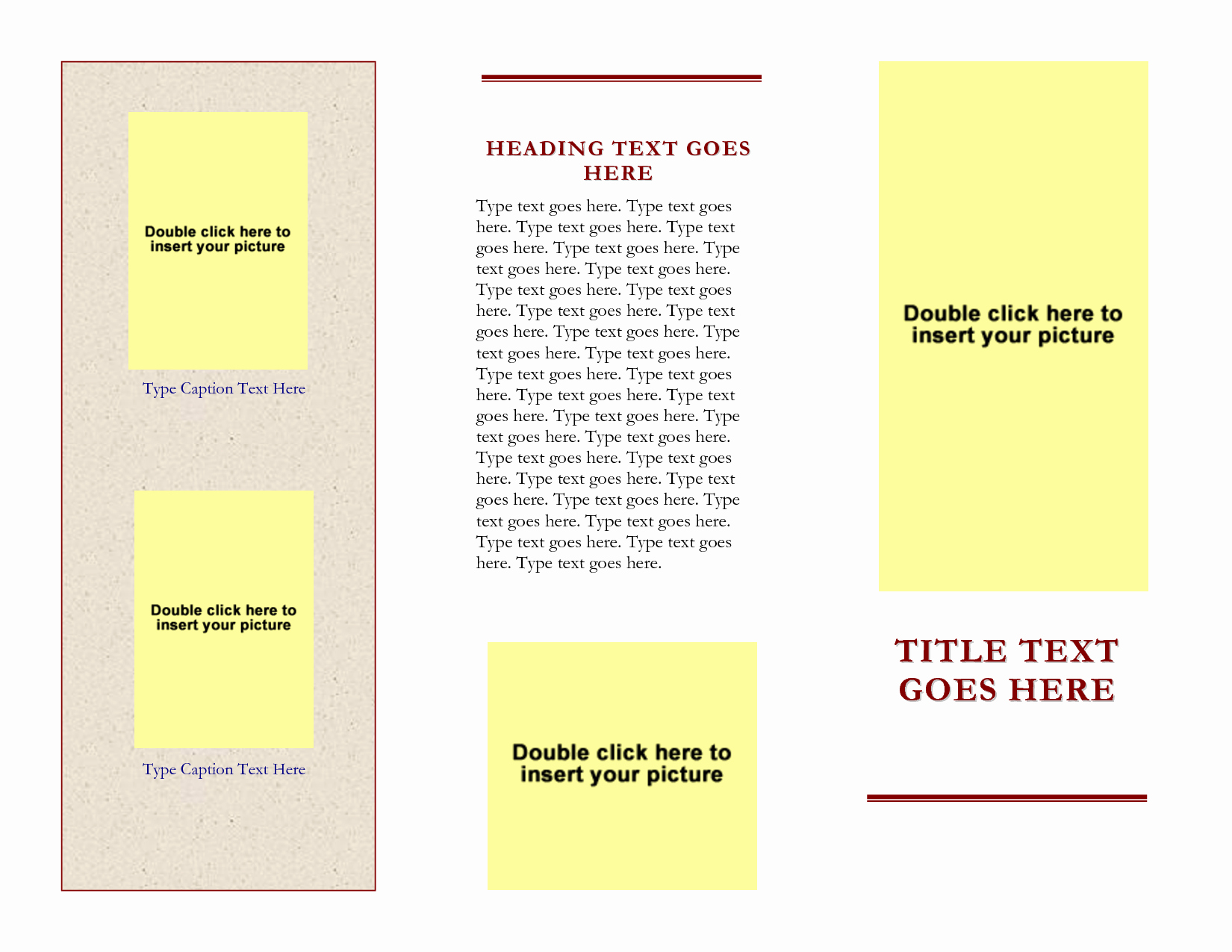 50 Tri fold Brochure Examples