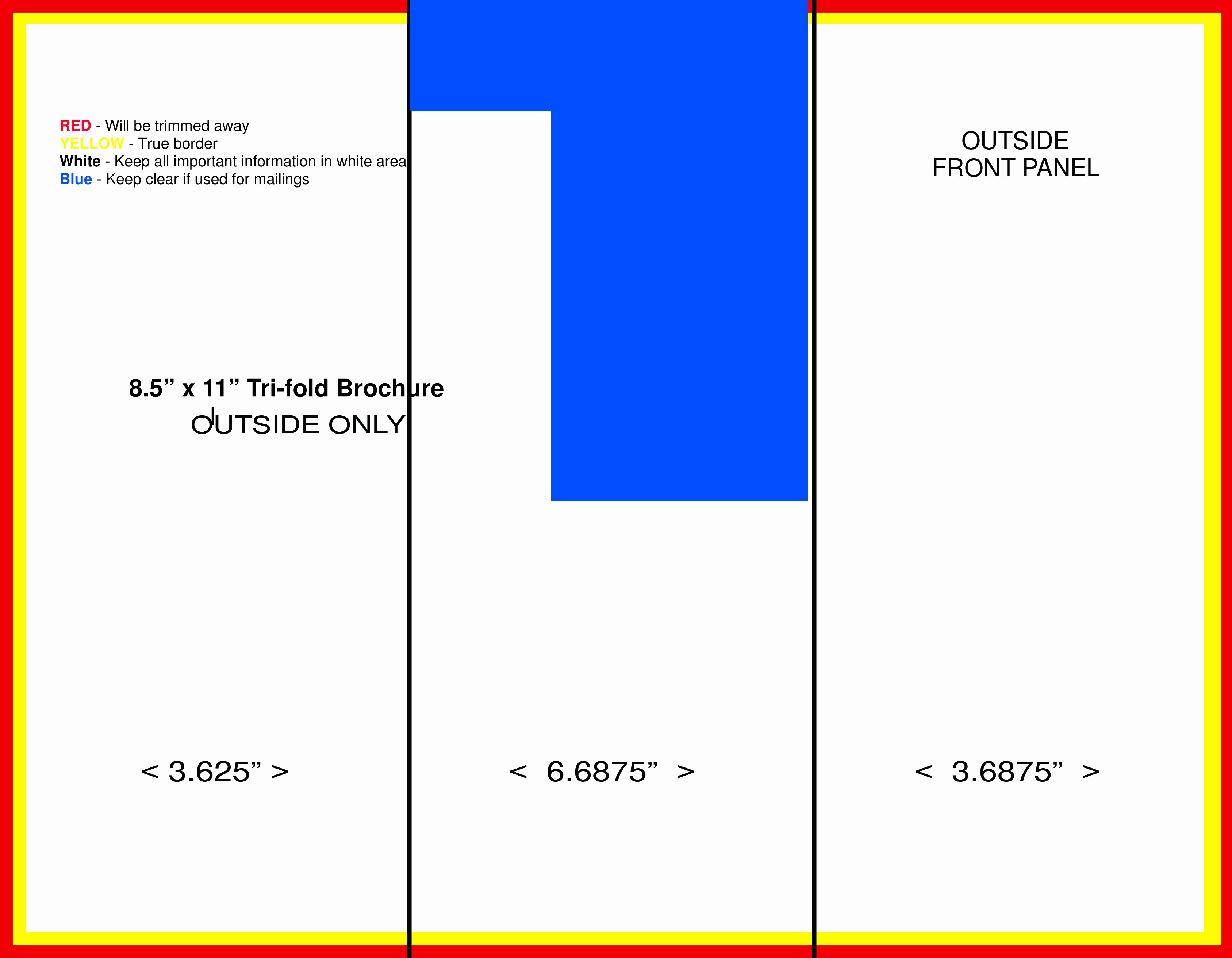 Tri-fold Brochure Examples Luxury Free Printable Tri Fold Brochure Templates