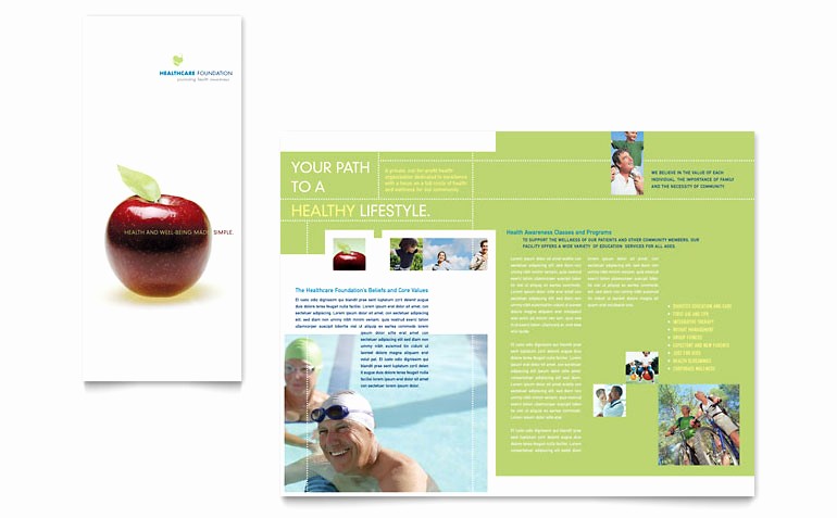 Tri Fold Brochure Template Publisher Fresh Healthcare Management Tri Fold Brochure Template Word