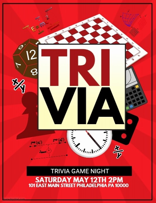 Trivia Night Flyer Template Free Beautiful Trivia Template