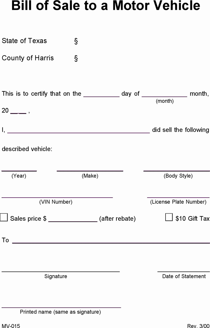 Truck Bill Of Sale form Lovely Bill Of Sale Template Free Template Download Customize