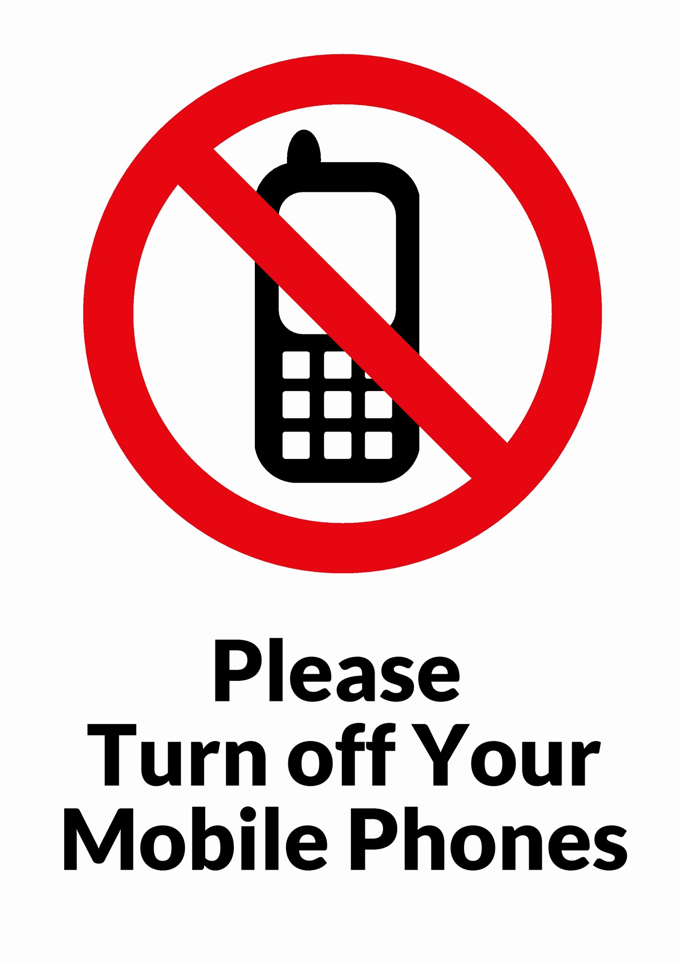 Turn Off Cell Phone Sign Unique Please Turn F Your Mobile Phones Free Stock