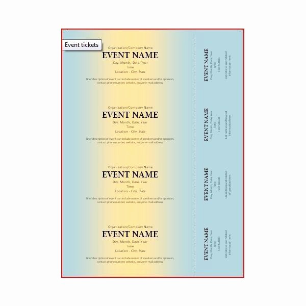 Two Part Raffle Tickets Template Awesome 1000 Images About Ticket Designs On Pinterest