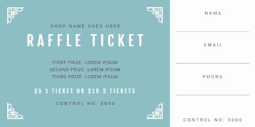 Two Part Raffle Tickets Template Elegant tons Fully Customizable Raffle Ticket Templates