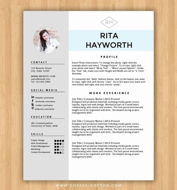 Unique Resume Templates Free Word Awesome Best 25 Free Cv Template Ideas On Pinterest