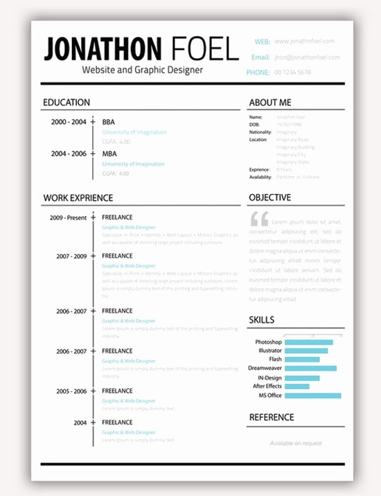Unique Resume Templates Free Word Awesome Download 35 Free Creative Resume Cv Templates Xdesigns
