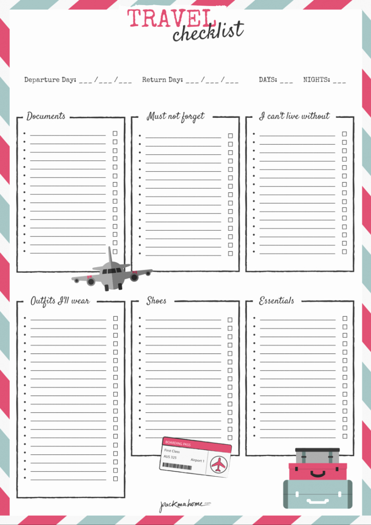 Vacation to Do List Printable Lovely 13 Useful Tips On How to Travel Like A Local Packmahome