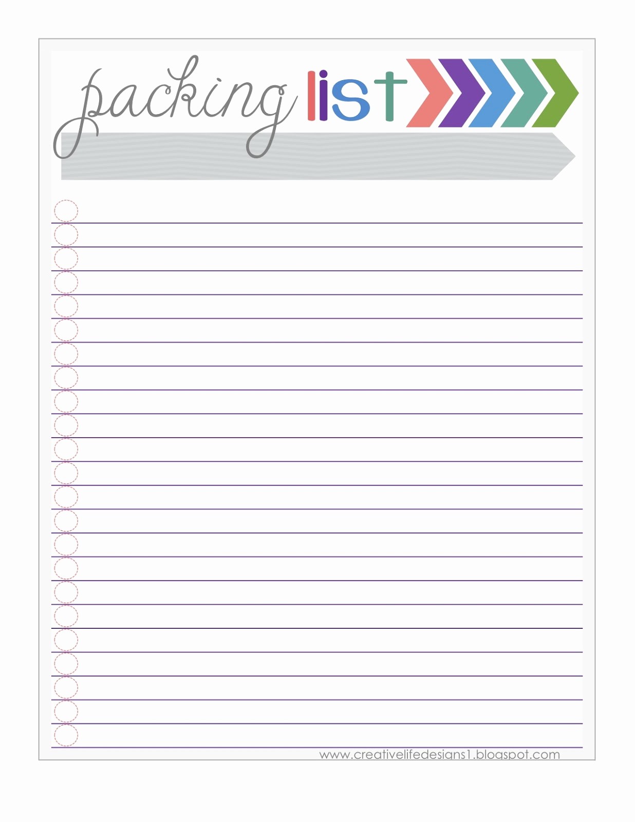 Vacation to Do List Template Luxury Creative Life Designs A Packing List Freebie