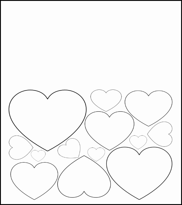 Valentine Card Templates for Kids Best Of Free Printable Valentine S Day Card to Color Heart Pattern
