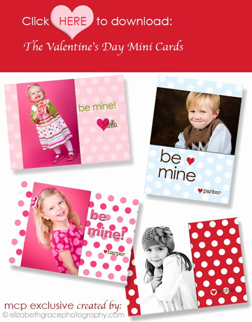 Valentine Card Templates for Kids Fresh Free Valentine S Day Mini Cards Great Gift for Customers