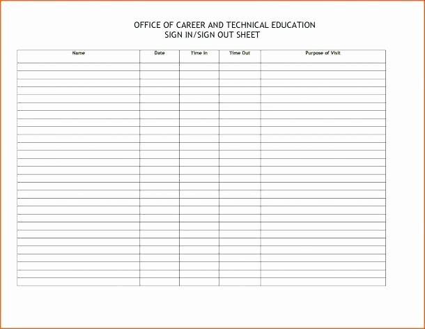 Volunteer Sign Up form Template Luxury Sign In Sign Out Sheet Template Excel – Bestuniversitiesfo