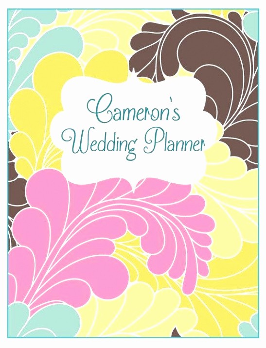 Wedding Binder Cover Page Template Lovely 12 Wedding Binder Tabs Template Otpoa