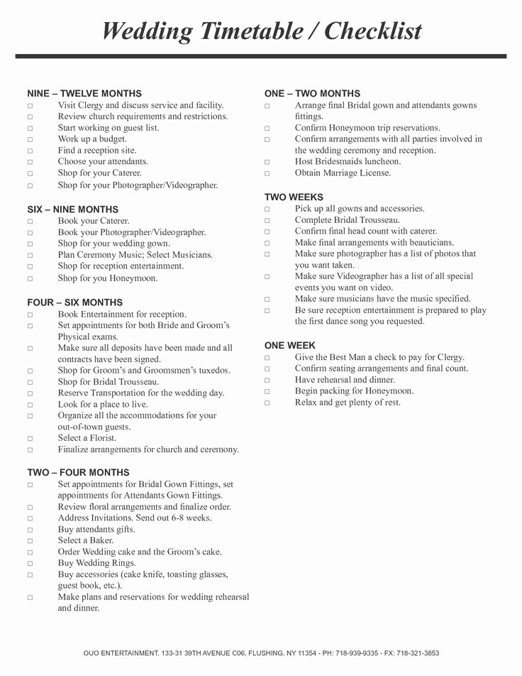 Wedding Ceremony song List Template Luxury Wedding Ceremony Checklist