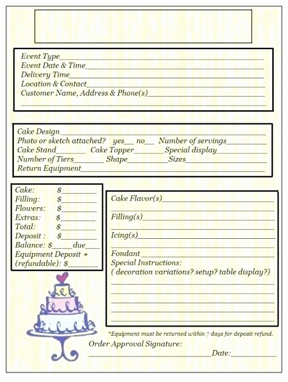 Wedding Flowers order form Template New 97 Wedding Flower order form Template New Wedding Cake